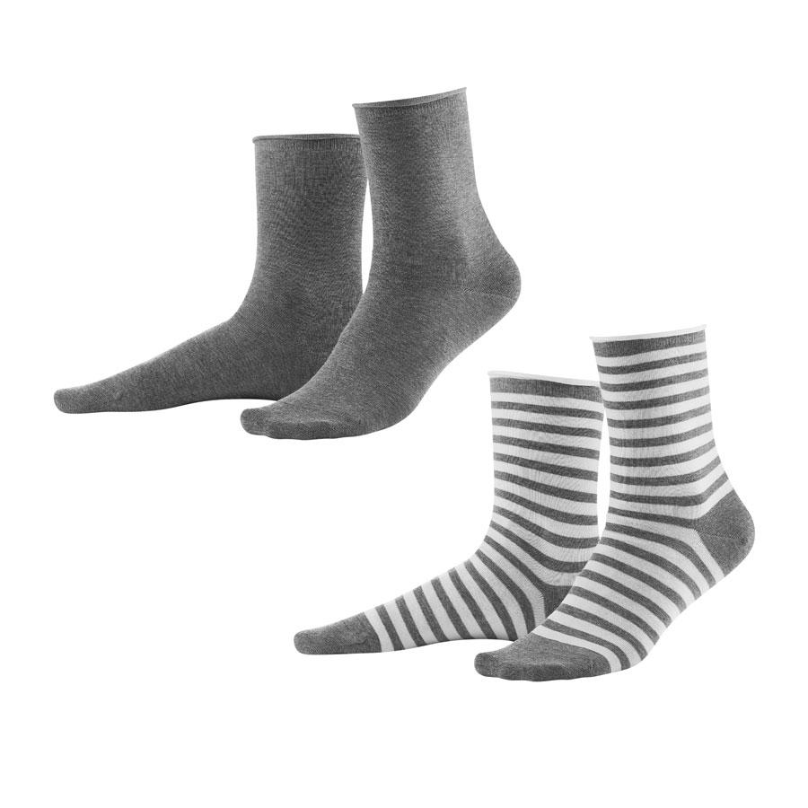 Alexis Womens Socks – Organic Cotton (2 pack) | Organature Australia