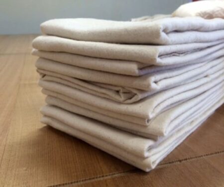 Organic Cotton Baby Nappies - 12 or 6 Pack