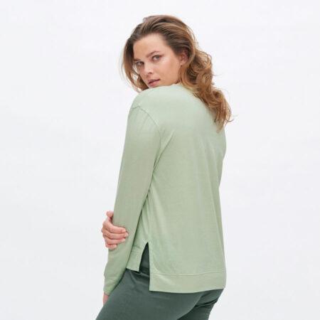 Womens Nicci Organic Cotton Sleep Shirt - Image 3