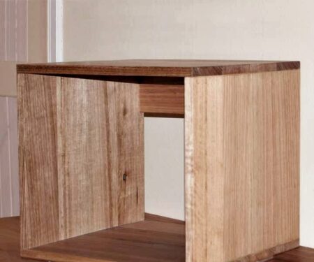 Hardwood Bedside Cube - AUSTRALIAN MADE 100% Organic