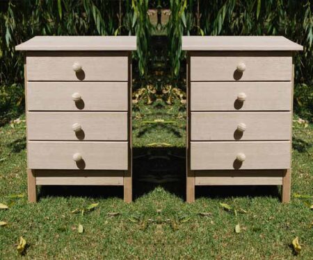 Hardwood Side Table - 4 Drawers - AUSTRALIAN MADE 100% Organic