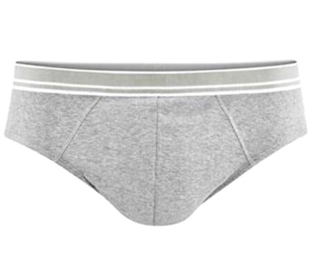 Mens Briefs - Cotton Elastane - grey or white