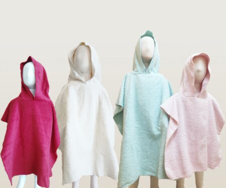 organic-cotton-childs-hooded-beach-towels-coloured