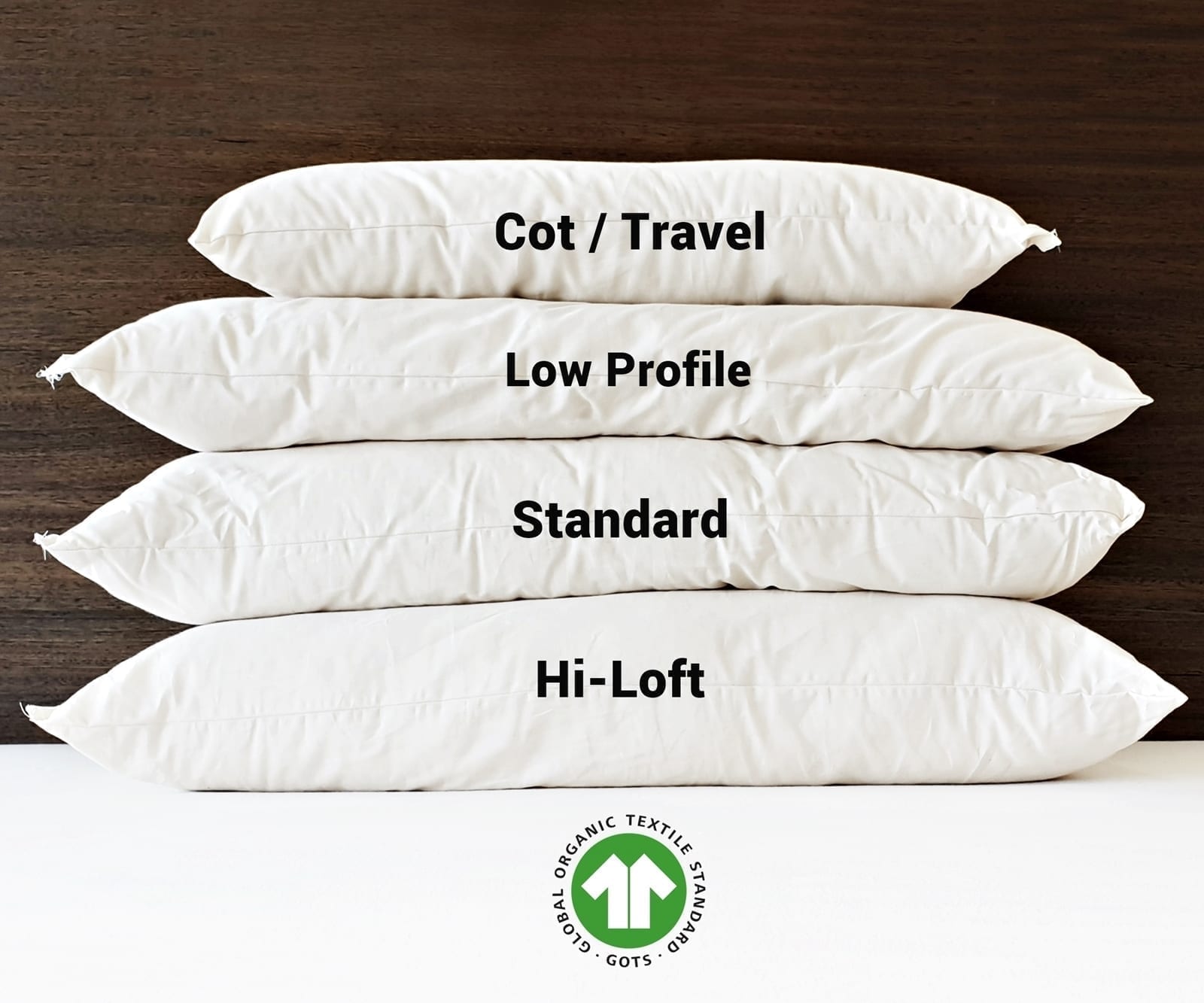 Pillow – Certified Organic Cotton – various sizes | Organature Australia